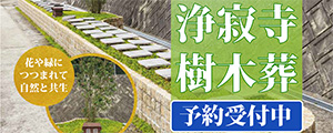 浄寂寺の樹木葬